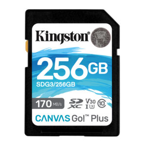 KINGSTON 256GB SDXC CANVAS GO PLUS 170R C10 UHS-I U3 V30