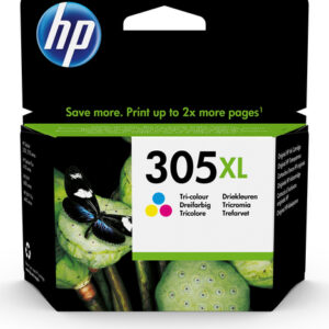HP #305XL HIGH YIELD TRI-COLOR ORIGINAL INK CARTRIDGE - HP 2720/4120