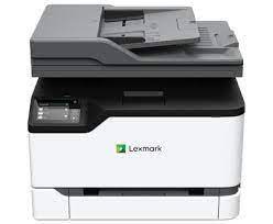 THE LEXMARK CX331ADWE OFFERS A FULL RANGE OF MULTIFUNCTION FEATURES FOR SMALL WORKGROUPS: PRINTING, AUTOMATIC SCANNING, COPYING AND FAXING. COLOR OUTPUT AT UP TO 26 [24] PAGES PER MINUTE* MEANS FASTER RESULTS AND EASY-TO-REPLACE HIGH-YIELD REPLACEMENT TONER CARTRIDGES KEEP THE WORK MOVING. THERE’S CONNECTIVITY VIA GIGABIT ETHERNET, USB AND WI-FI, PLUS STANDARD TWO-SIDED PRINTING TO SAVE PAPER. A 2.8-INCH (7.2 CM) E-TASK TOUCH SCREEN FEATURES EMBEDDED WORKFLOW CAPABILITIES