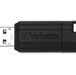 VERBATIM  32GB PINSTRIPE USB BLK