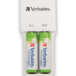 VERBATIM COMPACT BATTERY CHARGER 2CELL
