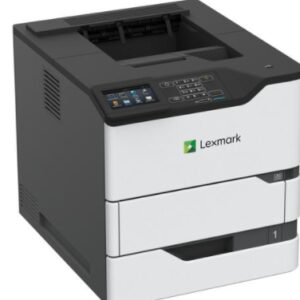 LEXMARK MS823DN BRINGS RELIABILITY AND PERFORMANCE TO ITS CLASS WITH A FIRST PAGE AS FAST AS 4.2 SECONDS, OUTPUT UP TO 65 PAGES PER MINUTE*, AND TWO-SIDED PRINTING. ITS ROBUST PAPER HANDLING INCLUDES RELIABLE FEEDING OF A WIDE RANGE OF MEDIA TYPES AND SIZES, UP TO 4400 SHEETS OF INPUT AND OPTIONAL FINISHING. PLUS, ITS LONG-LIFE IMAGING UNIT AND FUSER REDUCE DOWNTIME. AND WHETHER YOU CONNECT VIA ETHERNET, USB OR MOBILE, LEXMARK-EXCLUSIVE FULL-SPECTRUM SECURITY HELPS PROTECT YOUR DEVICE