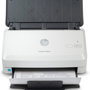HP SCANJET PRO 3000 S4 SINGLE FUNCTION SHEET-FEED SCANNER. FAST SCAN SPEEDS UP TO 40PPM AND 80 IPM A 50-PAGE AUTOMATIC FEEDER, AUTOMATIC TWO-SIDED SCANNING, SCAN UPTO 3500 PAGES PER DAY. COLOUR SCANNING, PERFECT FOR ARCHIVING A VARIETY OF DOCUMENT TYPES. FROM GENERAL USERS TO ENTERPRISE ENVIRONMENTS  4000/DAY DUTY CYCLE.
