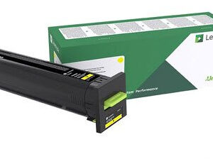 LEXMARK CS/CX 827 YELLOW RETURN PROGRAM TONER CARTRIDGE
