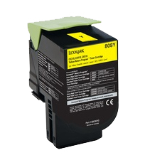 LEXMARK  808K YELLOW CARTRIDGE
