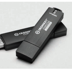 KINGSTON 8GB D300S AES 256 XTS ENCRYPTED USB DRIVE