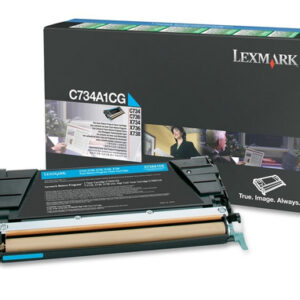 LEXMARK  C734A1CG CYAN CARTRIDGE