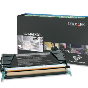 LEXMARK  C734A1KG BLACK CARTRIDGE