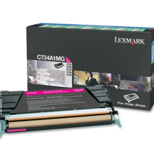 LEXMARK  C734A1MG MAGENTA CARTRIDGE