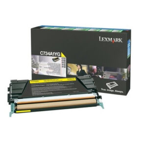 LEXMARK  C734A1YG YELLOW CARTRIDGE