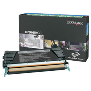 LEXMARK  C734H1KG BLACK CARTRIDGE