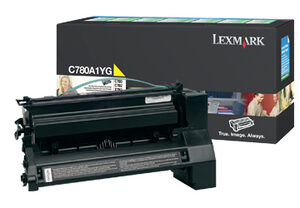 LEXMARK  C780A1YG YELLOW CARTRIDGE