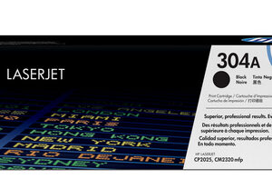 HP 304A COLOR LASERJET CP2025 BLACK PRINT CARTRIDGE
