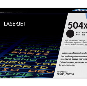HP 504X HC BLACK TONER CARTRIDGE