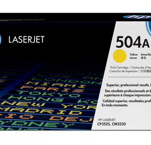 HP 504A CP3525/CM3530 MFP YELLOW PRINT CARTRIDGE