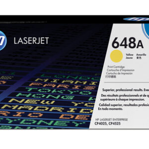 HP 648A CLJ CP4525/CP4025 YELLOW PRINT CARTRIDGE