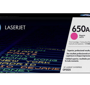 HP 650A COLOR LASERJET CP5525 MAGENTA PRINT CARTRIDGE