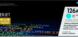 HP 126A CLJ CP1025 CYAN PRINT CARTRIDGE