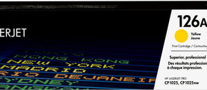HP 126A CLJ CP1025 YELLOW PRINT CARTRIDGE