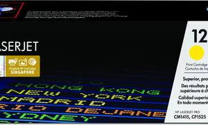 HP 128A YELLOW TONER CARTRIDGE