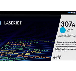 HP 307A COLOR LASERJET CP5225 CYAN PRINT CARTRIDGE
