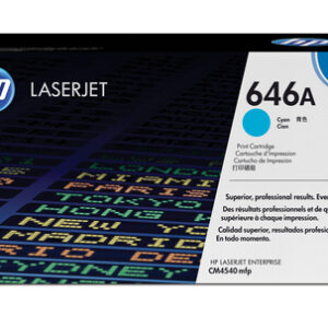 HP 646A CYAN TONER CARTRIDGE