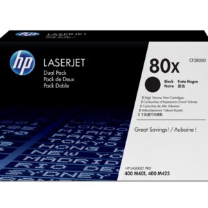HP 80X BLACK DUAL PACK LJ TONER CARTRIDGE FOR CF274A