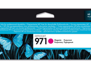 HP 971 MAGENTA INK CARTRIDGE