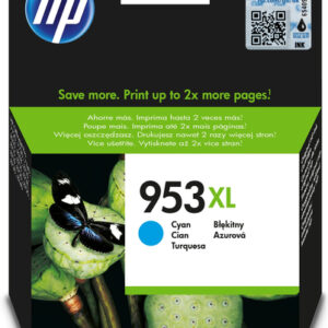 HP 953XL HIGH YIELD CYAN ORIGINAL INK CARTRIDGE