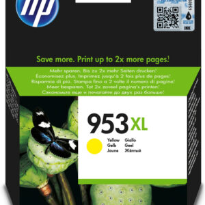 HP 953XL HIGH YIELD YELLOW ORIGINAL INK CARTRIDGE
