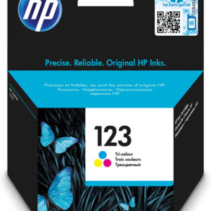 HP 123 TRI-COLOR INK CARTRIDGE