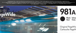HP 981A BLACK ORIGINAL PAGEWIDE CARTRIDGE