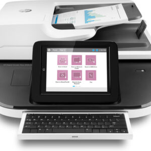 HP DIGITAL SENDER FLOW 8500 FN2 FLATBED SCANNER 100PPM/200IPM, E-DUPLEX/ONE PASS DUPLEX,FAST DIGITAL SENDER AND OCR SPEED,8 INCHES TOUCH CONTROL PANEL WITH PULL-OUT KEYBOARD,HP EVERYPAGE WITH ULTRASONIC MULTI-FEED SENSOR,10000 PAGES DAILY DUTY CYCLE,150 PAGES LARGE CAPACITY ADF,NETWORK TWAIN AND USB TWAIN,FUTURESMART AND OXPD