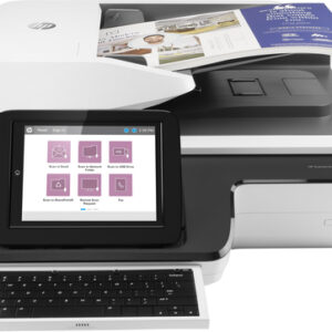 HP SCANJET ENTERPRISE FLOW N9120 FN2 DOCUMENT FLATBED SCANNER (A3) SINGLE FUNCTION NETWORKED FLATBED SCANNER, 120PPM/240IPM, E-DUPLEX/ONE PASS DUPLEX, HYBRID DIGITAL SEND MODE AND PC CONNECTED MODE, 8 INCHES TOUCH CONTROL PANEL WITH PULL-OUT KEYBOARD, EVERYPAGE WITH ULTRASONIC MULTI-FEED SENSOR, 12,000 PAGES DAILY DUTY CYCLE, 150 PAGES LARGE CAPACITY ADF, FULL FEATURED CERTIFIED TWAIN, ISIS, VRS PRO, FUTURESMART AND OXPD, ETHERNET AND WI-FI/WI-FI DIRECT SCAN SW WITH OCR, AUTO IMAGING FEATURES