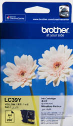 BROTHER LC39Y INK CARTRIDGE YELLOW