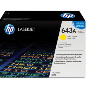 HP 643A YELLOW TONER CARTRIDGE
