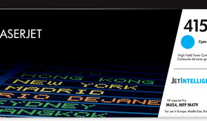 HP # 415X CYAN LASERJET HIGH YIELD TONER CARTRIDGE