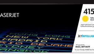 HP # 415X YELLOW LASERJET HIGH YIELD TONER CARTRIDGE