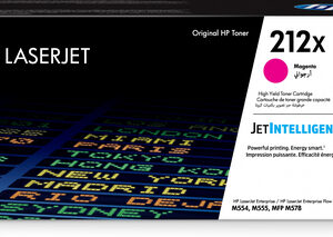 HP 212X HIGH YIELD MAGENTA ORIGINAL LASERJET TONER CARTRIDGE