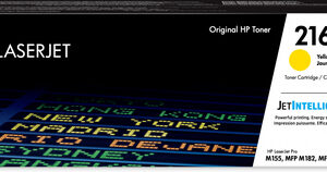 HP 216A YELLOW LASERJET TONER CARTRIDGE - HP COLOR LASERJET PRO MFP M182/M183