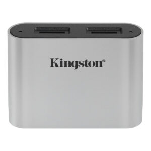 KINGSTON USB3.2 GEN1 WORKFLOW DUAL-SLOT MICROSDHC/SDXC UHS-II CARD READER