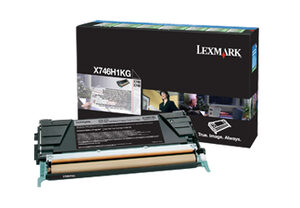 LEXMARK X746H1KG BLACK CARTRIDGE