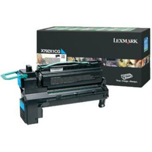 LEXMARK X792 CYAN CARTRIDGE TURN PROGRAMME PRINT CARTRIDGE- 20 000 PGS