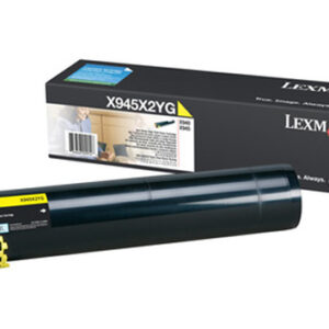 LEXMARK X945X2YG YELLOW CARTRIDGE YIELD TONER CARTRIDGE - 22 000 PGS